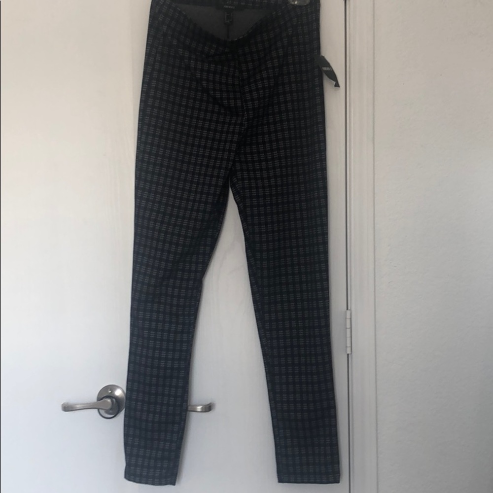 Navy pattern leggings